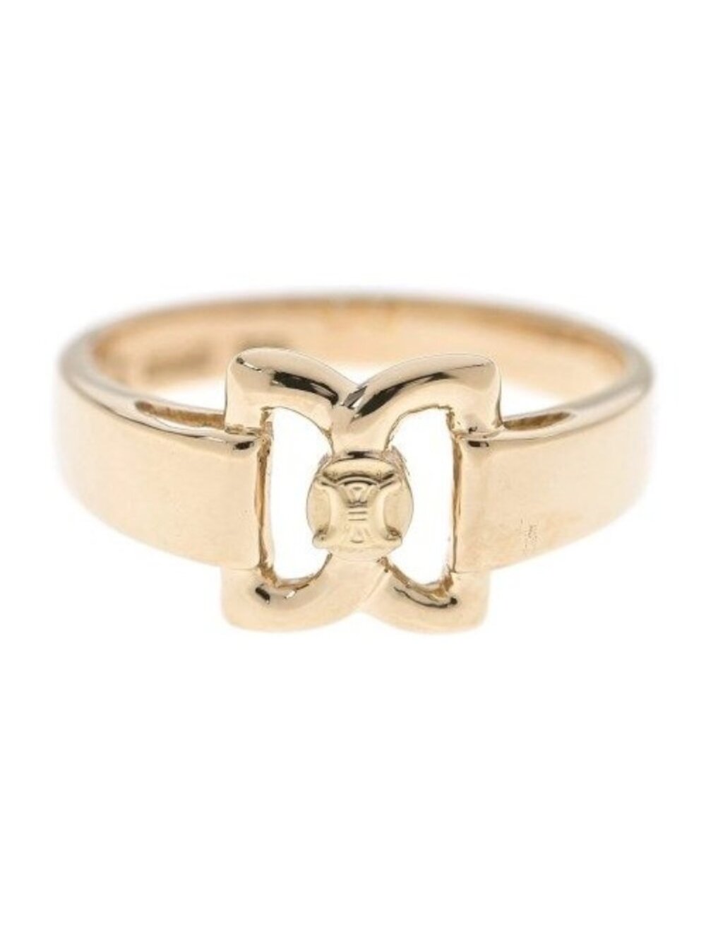 Celine Macadam Ring 18k Yellow Gold 750 New